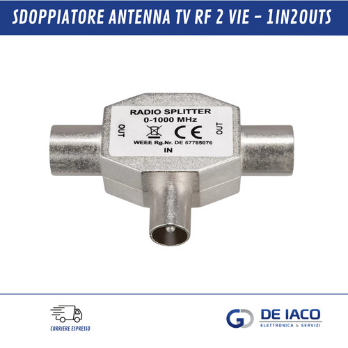 Adattatore sdoppiatore antenna - sdoppiatore,